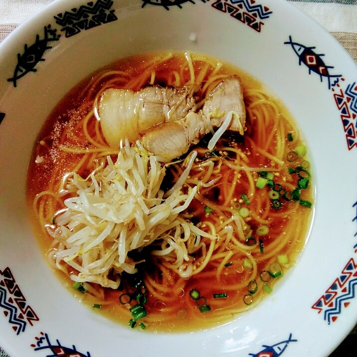 柚子が香る鶏塩ラーメン